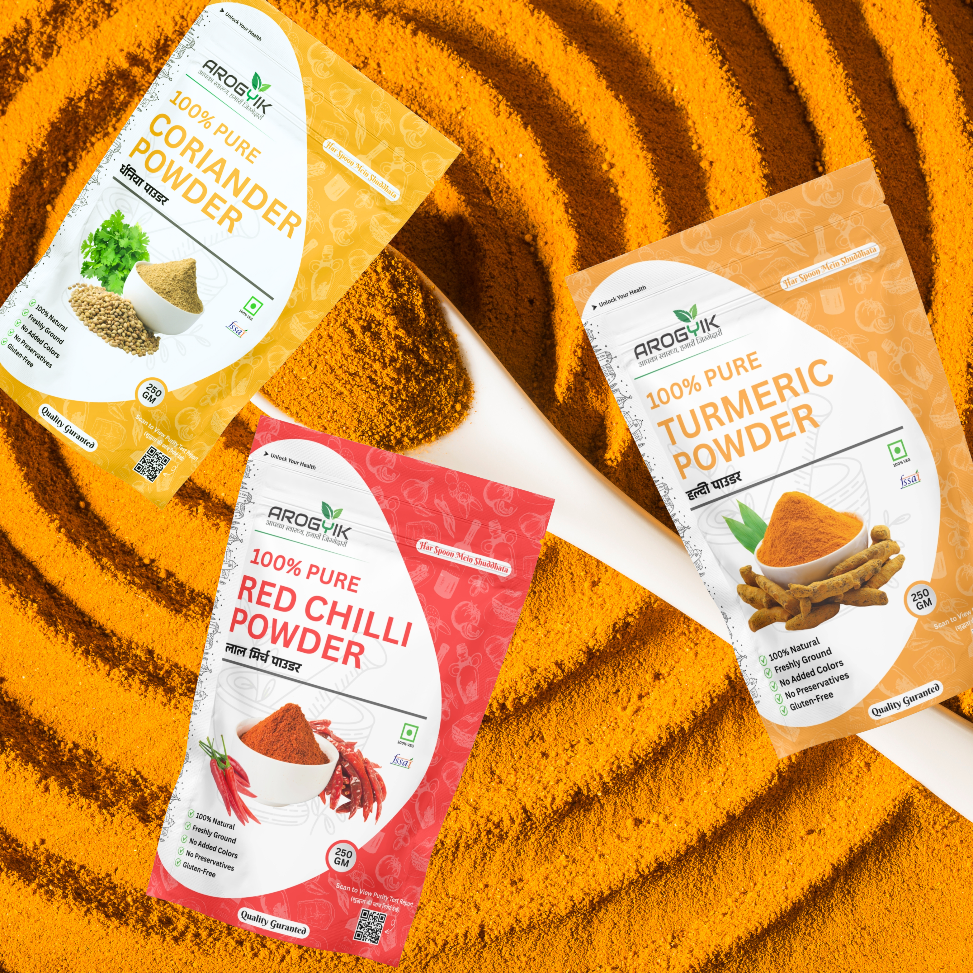 Arogyik Daily Cooking Spices Combo