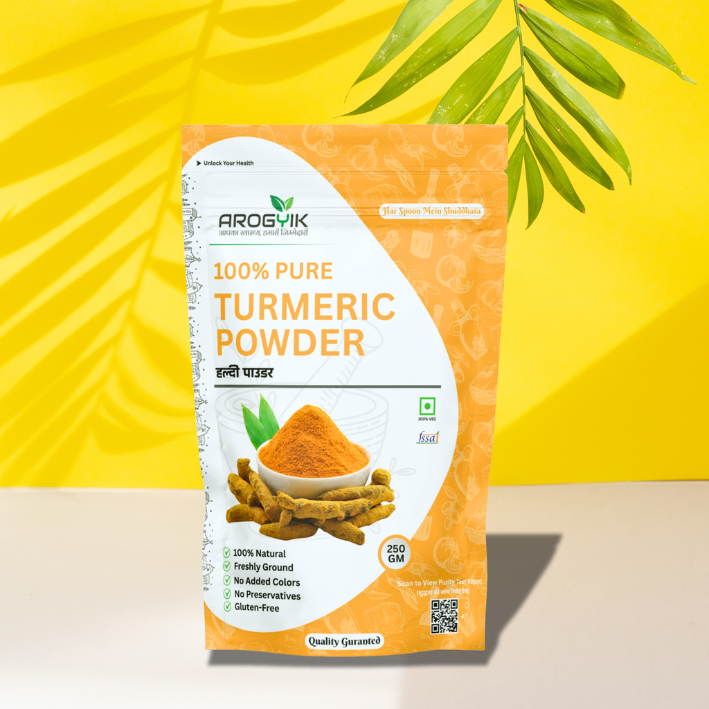 Freshly Ground Turmeric Powder (Haldi)