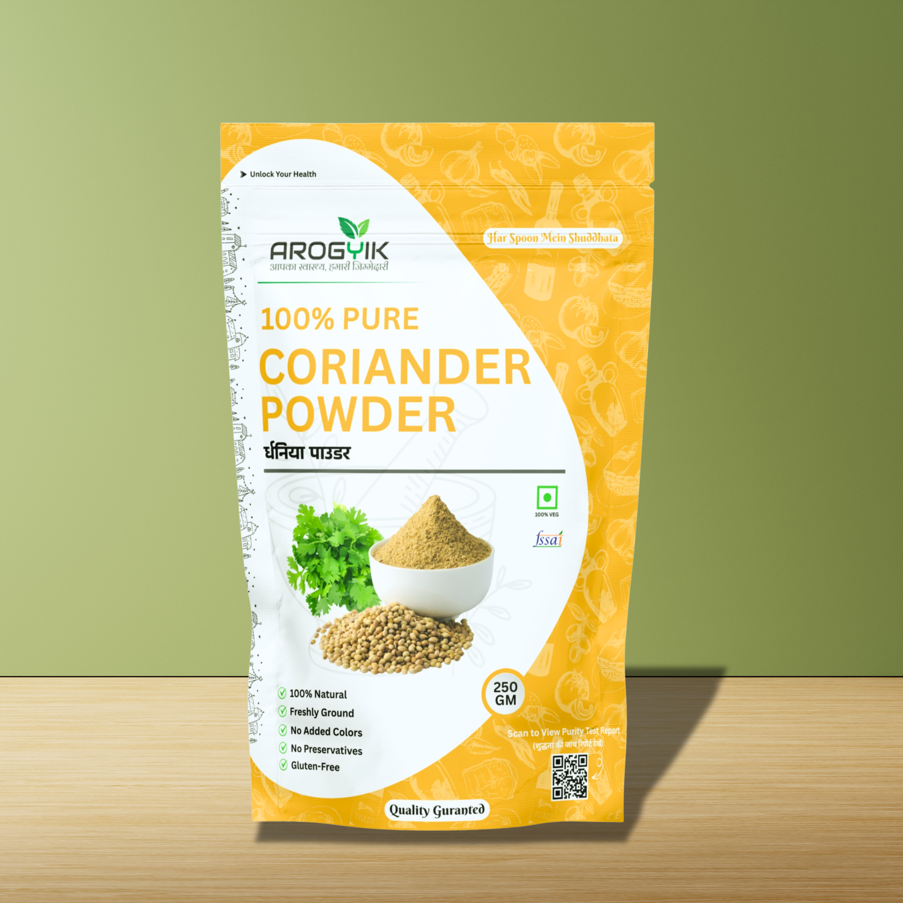 Arogyik Fresh Coriander Powder (Dhaniya)